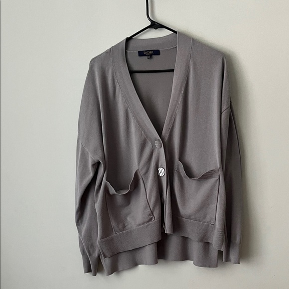 RACHEL Rachel Roy Women's Gray Cardigan - Picture 1 of 6